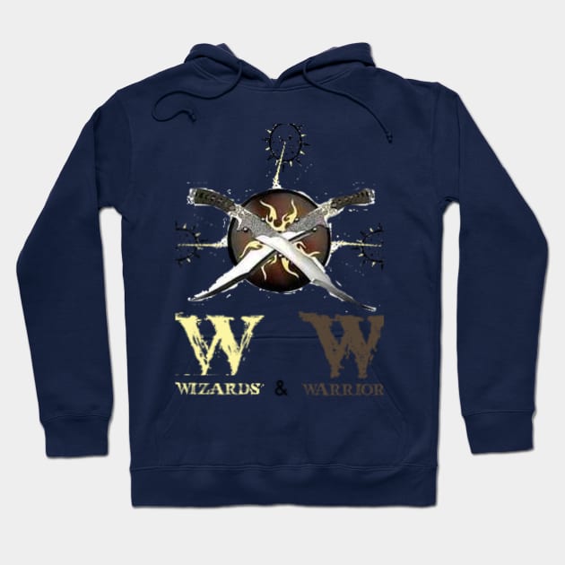 Wizards and Warriors Logo T-Shirt Hoodie by Rolson